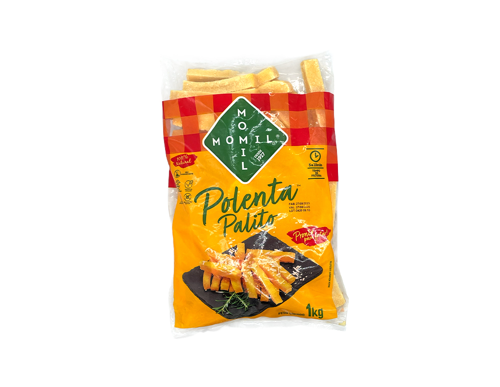POLENTA PALITO CONGELADA MOMIL 1 KG (CX 12 PCT)
